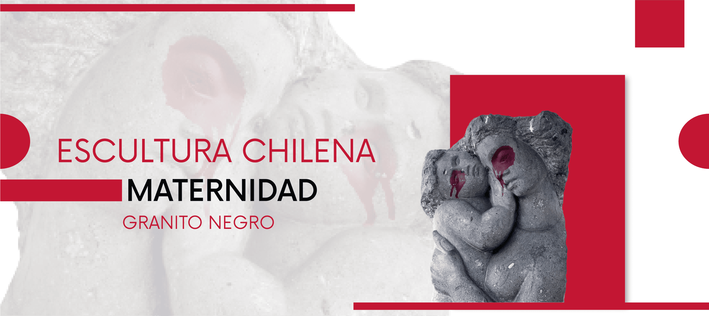 High resolution banner of the Maternity sculpture by Berta Herrera
