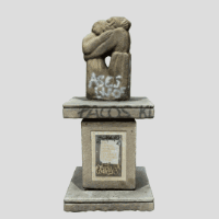 Thumbnail of the 3D model of the Visitation sculpture by Lily Garafulic