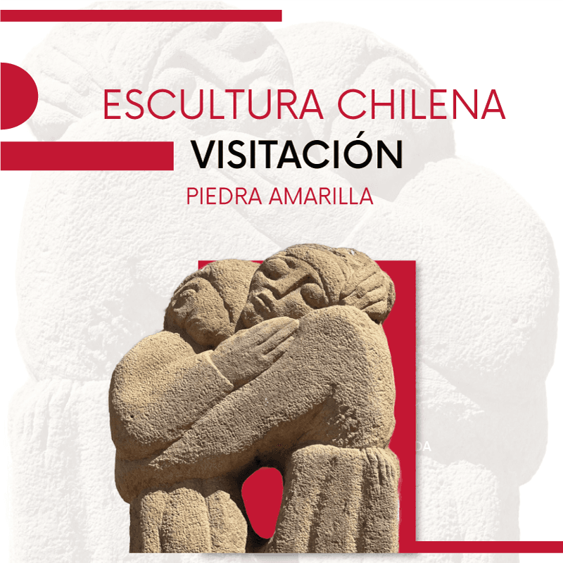 Medium format banner of the Visitation sculpture by Lily Garafulic