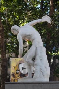 Photograph of the Discobolus sculpture 04-05-2025