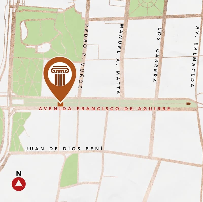 Mapa de la obra La cazadora (Ninfa de Diana)