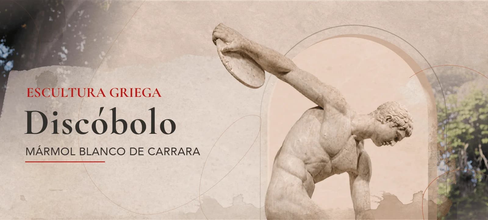 Banner - Discóbolo Banner de la obra Discóbolo