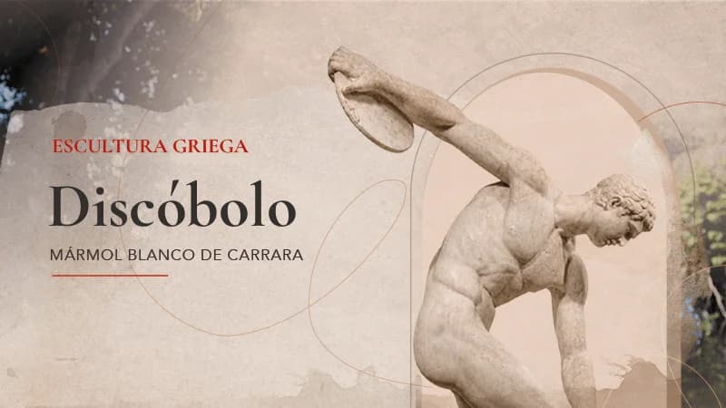 Banner - Discóbolo Banner de la obra Discóbolo