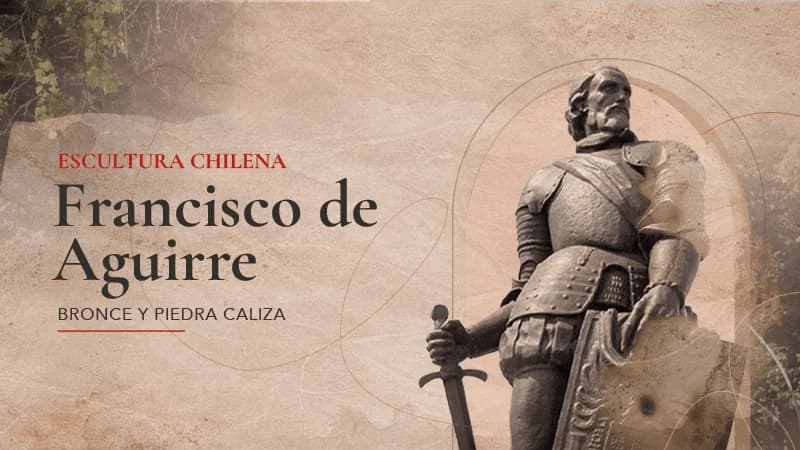 Banner lr escultura Francisco de Aguirre Banner lr escultura Francisco de Aguirre